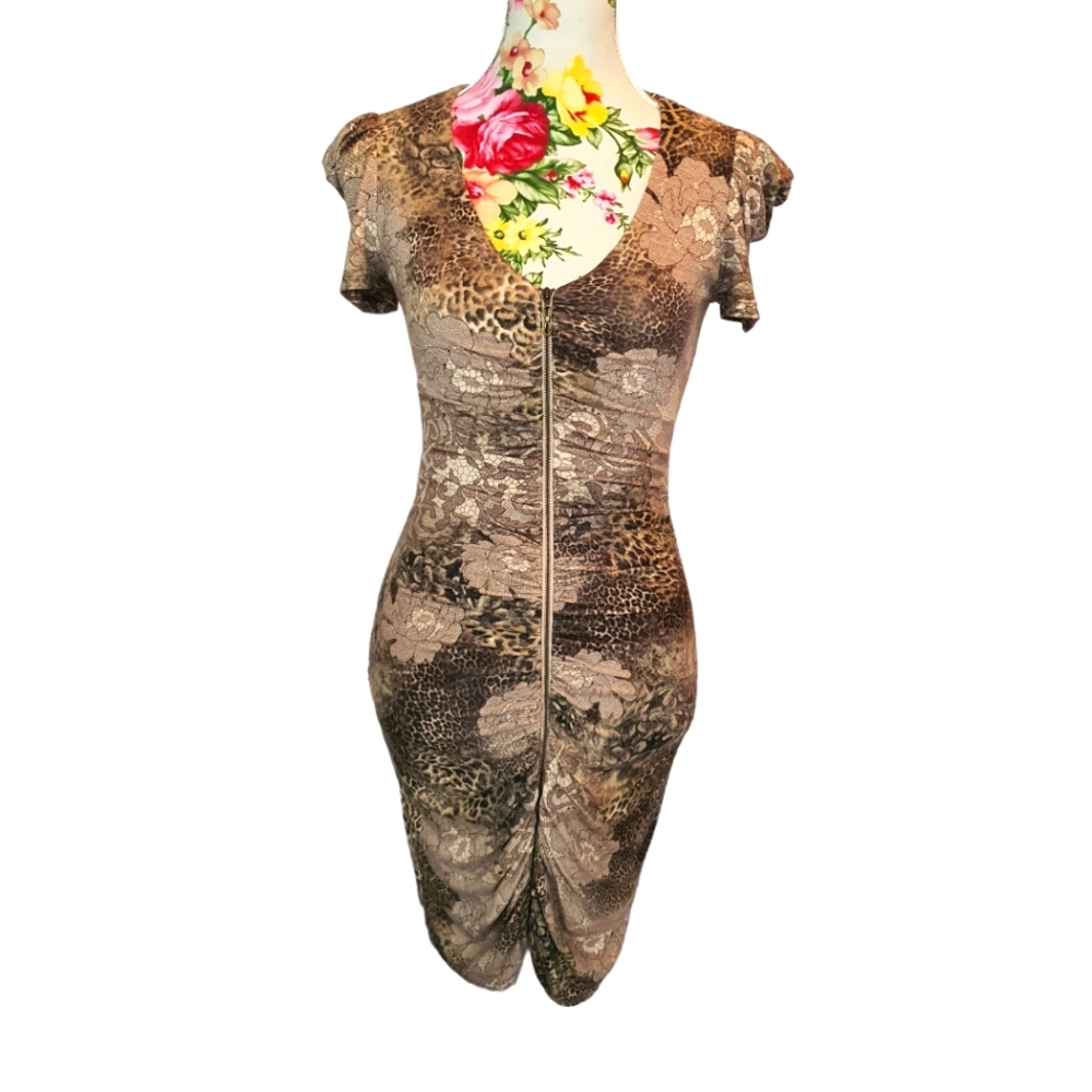 Cue Bodycon Zipped Dress Size 8 - Picture 1 of 8